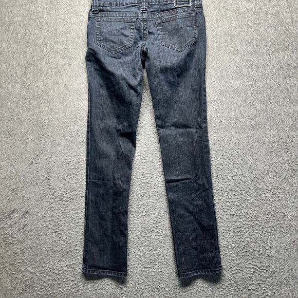 Hydraulic Extreme Slim Jeans Size 1/2 Short Black Gray Skinny Stretch Denim - Picture 10 of 16